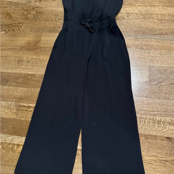 SPANX Pants - SPANX “Air Essentials” Sleeveless Black Wide-Leg Jumpsuit